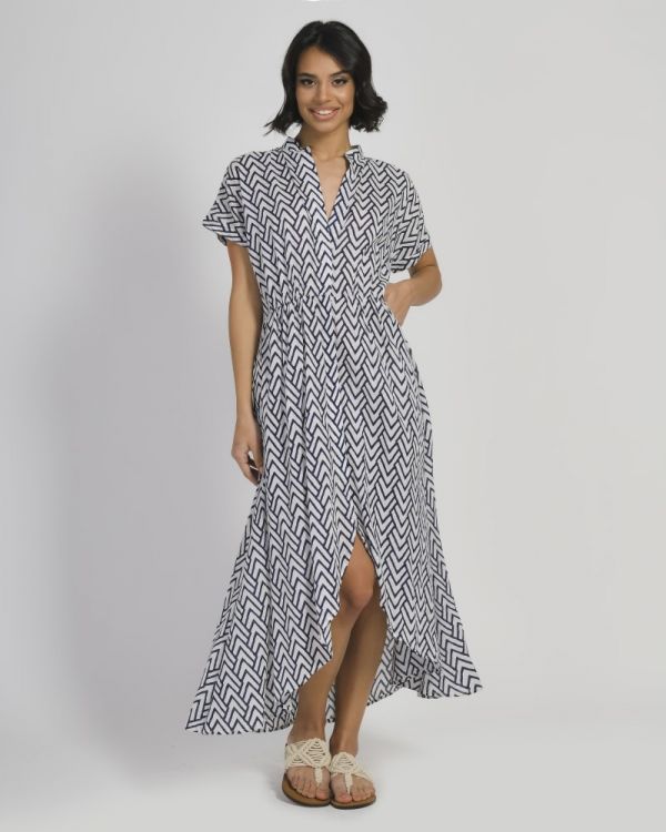 ΦΟΡΕΜΑ ΜΠΛΕ ΜΕ ΣΧΕΔΙΑ S/M (100% COTTON)