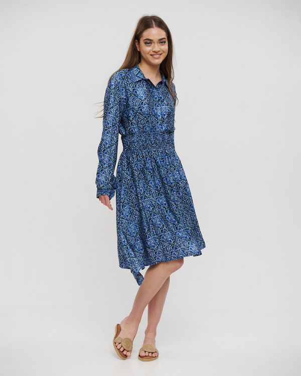 ΦΟΡΕΜΑ ΜΠΛΕ S/M (28%SILK / 72%CREPE)