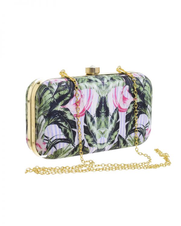 Clutch Με Jungle Print