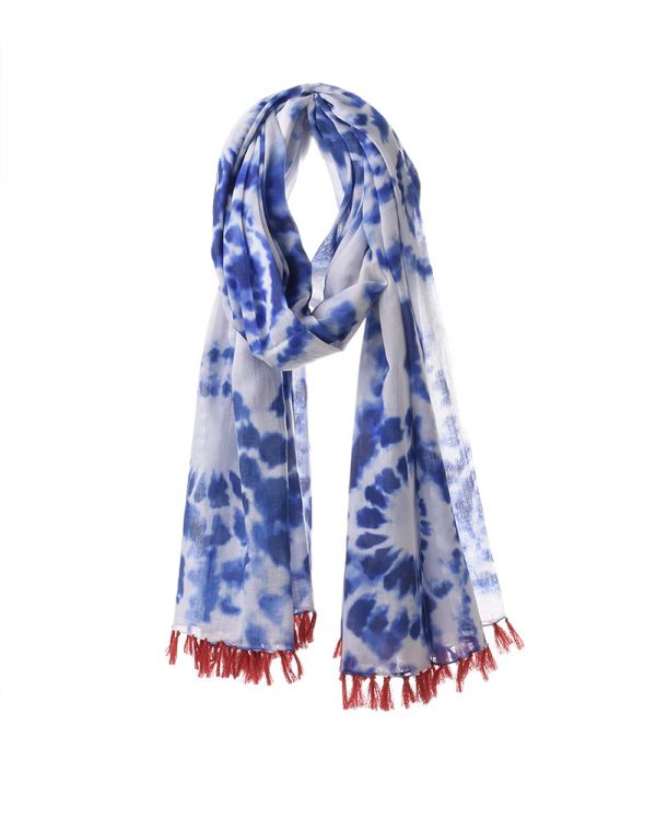 ΦΟΥΛΑΡΙ/ΠΑΡΕΟ ΜΠΛΕ TIE DYE 100X180 (100%