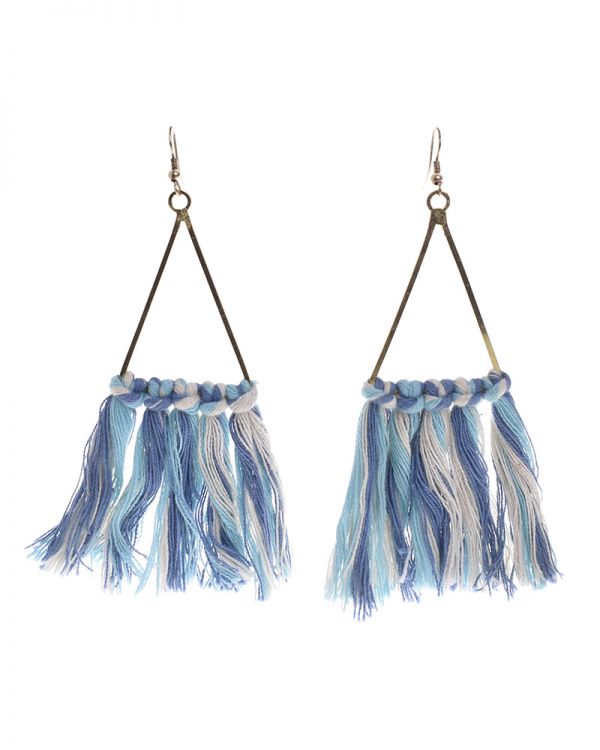 ΣΚΟΥΛΑΡΙΚΙΑ MACRAME ΜΠΛΕ TIE DIE