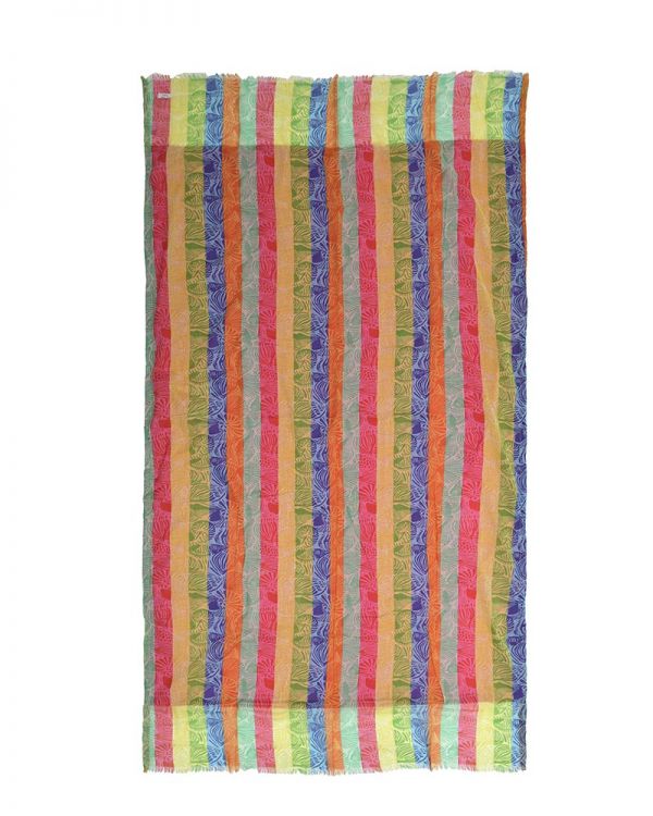 ΠΕΤΣΕΤΑ ΘΑΛΑΣΣΗΣ ΔΙΠΛΗΣ ΟΨΗΣ RAINBOW 100X180 (100% COTTON)